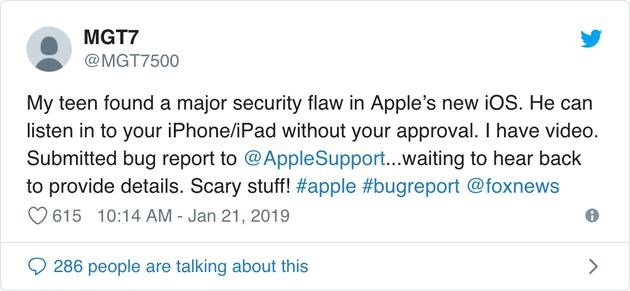 14������������FaceTimeȺ��©����ƻ��һֱδ������