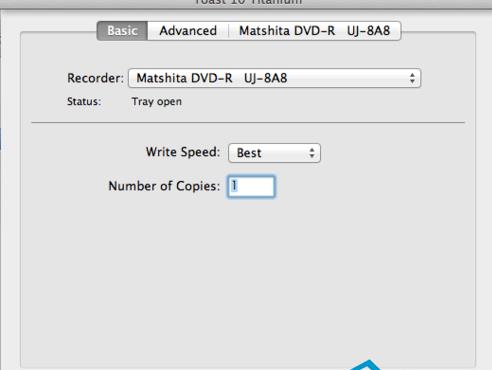 ʹ��MAC�Դ���¼����Toast Titanium���п�¼