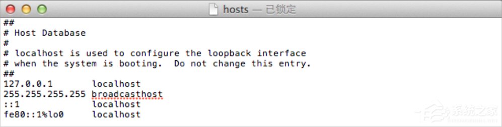 Mac���Ե�hosts�ļ����ģ�