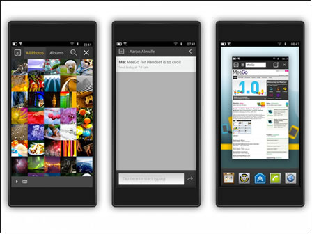 �ֻ��г� MeeGo�ֻ���UI��й¶ �׿��������Ƴ�