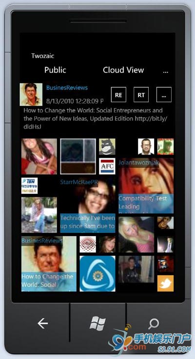 WP7�׿�Twitter�����ع�
