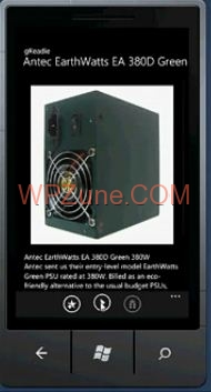 WP7��Google Reader�����߷�̸