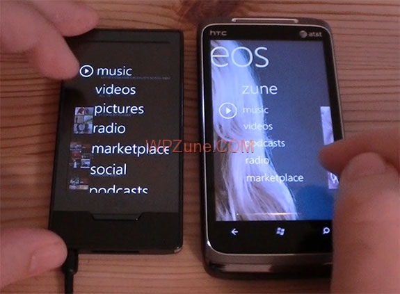 WP7����Windows Mobile��5������