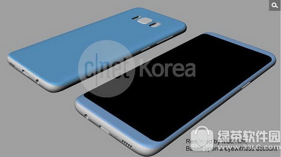 三星galaxy s8设计图大全 三星s8指纹识别后置屏占比提高1