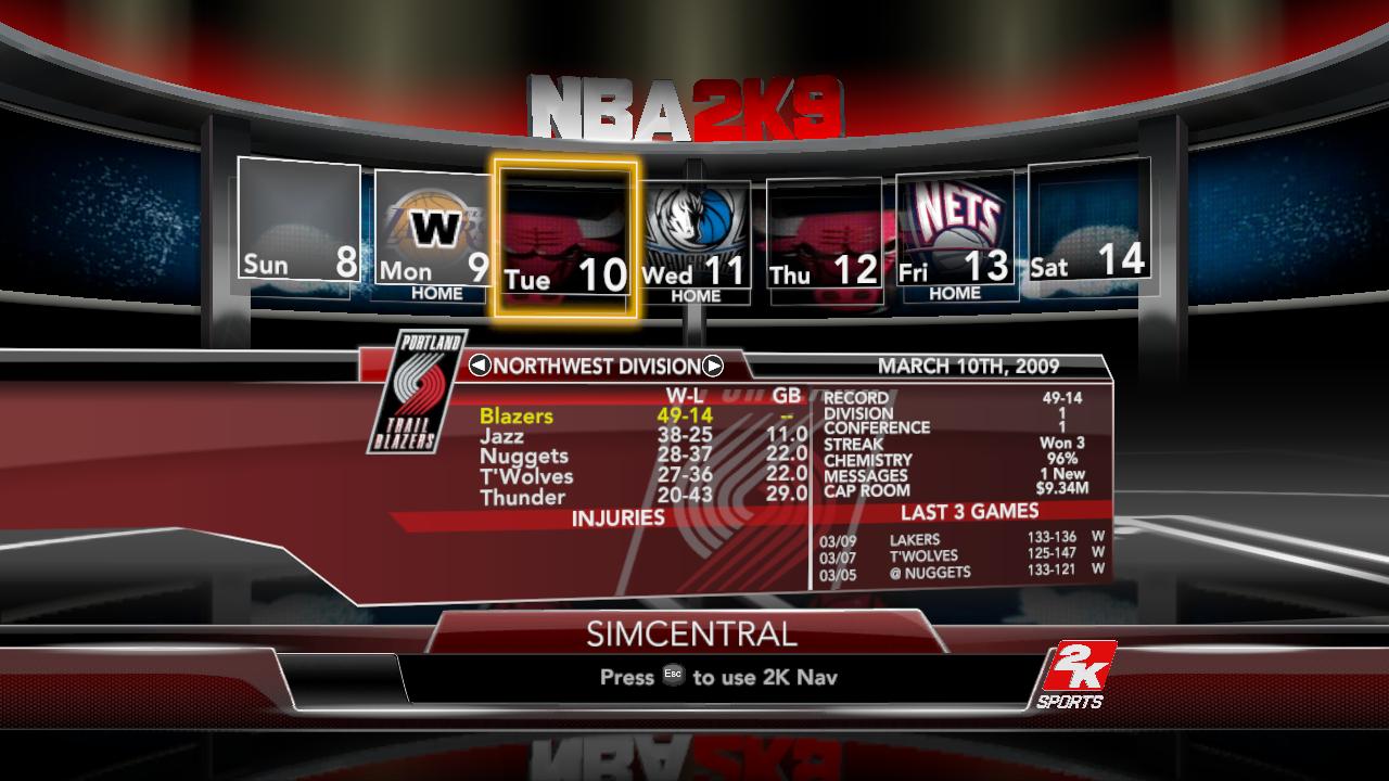 NBA2K9 Ա½ԭܽ