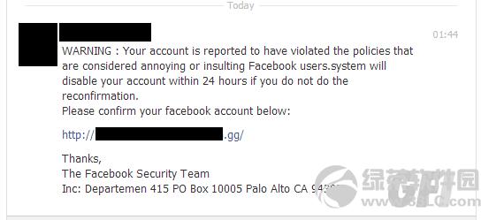 ����թƭ���ֶΣ�Facebook�˺Ž���24Сʱ���뾯�裡