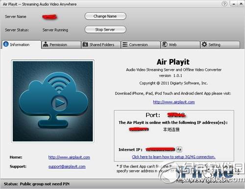 Air Playit�̳�:�ֻ�ʹ��WiFi���߲��ŵ����ϸ�����Ƶ����