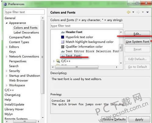 eclipse�����С���ã�