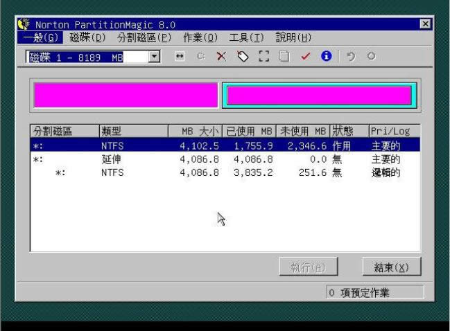 �����PQ8.05��Ӳ�̽��з���