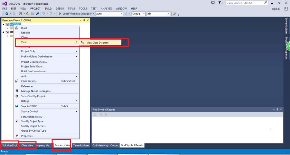 VS2013��β鿴��Ŀ��Class Diagram��ͼ?