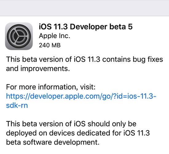 iOS 11.3 Beta 5ʲô iOS 11.3 Beta 5б