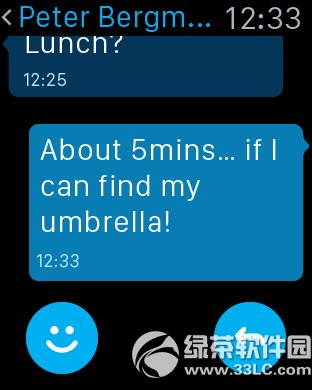 ΢��iphone��skype���ط��� ֧��apple watch3