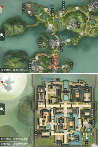 《楚留香》手游9月7日坐观万象打坐点位置