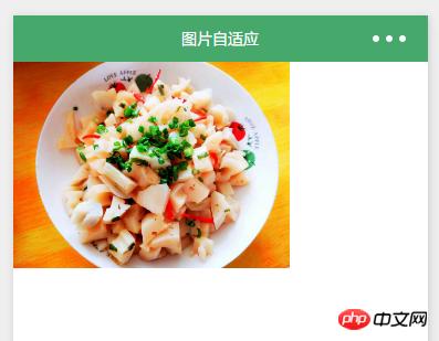 微信小程序如何实现image组件图片自适应宽度比例显示的方法