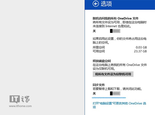 Win8.1 Update��ιر�OneDrive���Ʒ���ͬ������