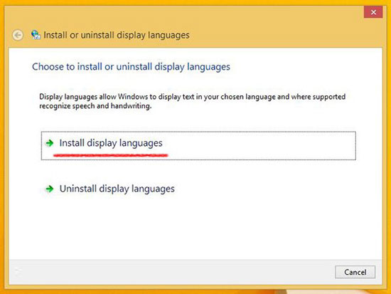 ��ν�Win8.1 UpdateӢ�İ��л������Ľ��� 